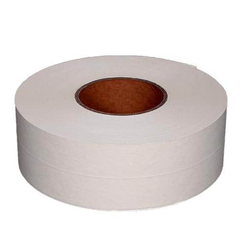 SopimusZ 50MM*75M Papier Fugendeckstreifen Papier-Bewehrungsstreifen Reißfest,Fugenband für Gipskartonplatten im Trockenbau