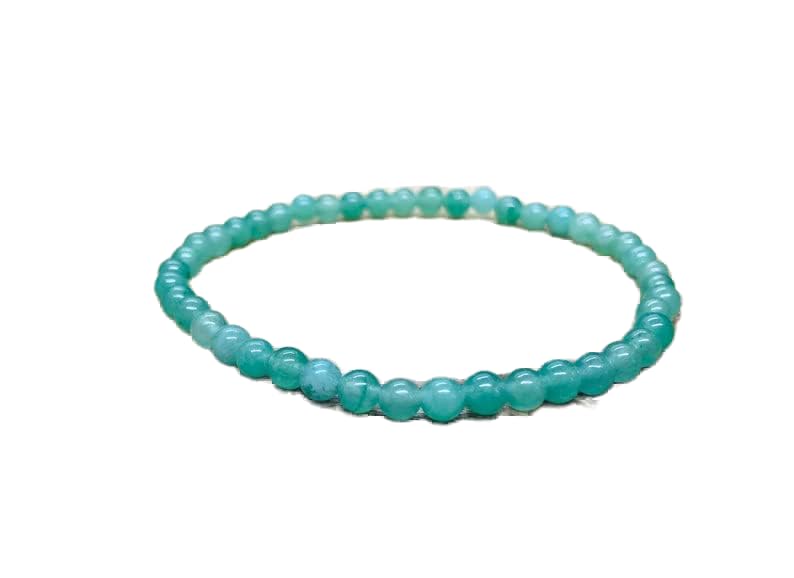 Bracelet de chance en aventurine verte 6mm pour attirer la prospérité et le bien-être