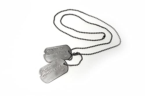 Wade Wilson Deadpool Military Dog Tags - Screen Accurate (Wade Wilson/Deadpool)