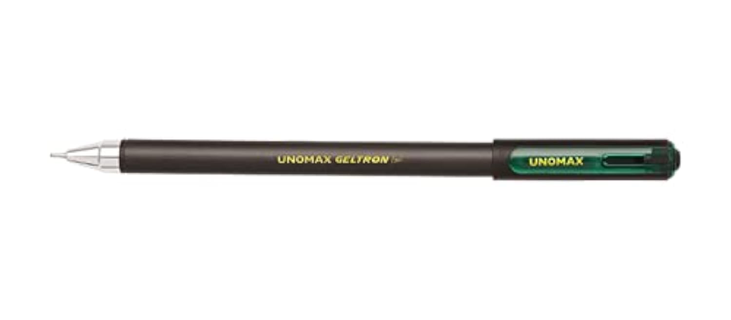 UNOMAX Geltron Gel Pen Green Pack of 20 (20 Green) | Professional Ergonomic Design for Daily Use, Exam-Friendly | Fast-Flowing Ink, Writing Precision, Budget-Friendly, Smooth Writing (B09BD7SYLS) Amazon Price History, Amazon Price Tracker