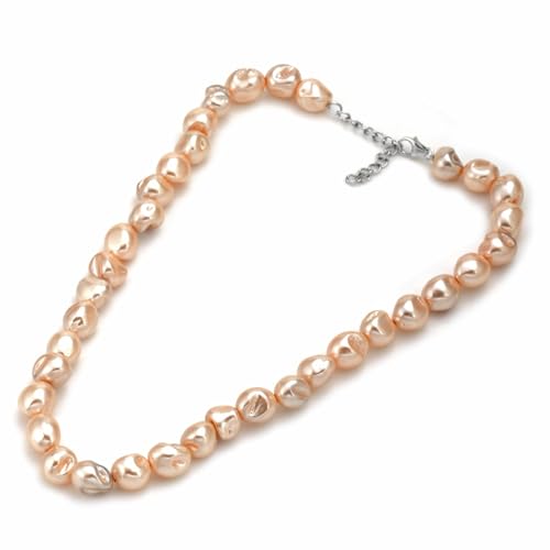 Image of OVANA Pearl Necklace | Fitted With Silver Lock | Statement Necklace | Gifts for Girlfriend | Gift for Sister, Bhabhi | Gifts for Women and Girls | Gift for Her | 925 Silver Hallmarked Lock