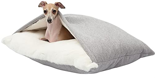 Lit à capuche pour chien contre l'anxiété et sac de couchage chaud lavable - 2