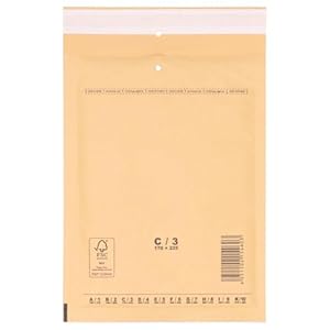 Verpacking Luftpolstertaschen C3 Braun, 50 Stück