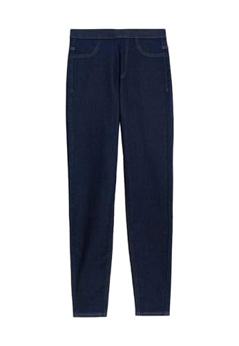 Marks & Spencer Pull-On-Jeggings Mit Hohem Bund Damen Dunkles Indigo-Mix UK 18 (EU 46)