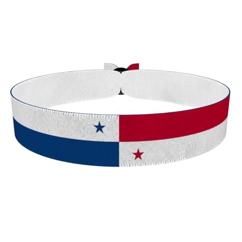 Bracelet Panama - Accessoire en satin imperméable - Fan de football - Élément de mode - Fierté nationale - Idées cadeaux - Souvenir du Panama - Bijou sportif tendance