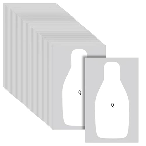 Leyndo 50 Pcs 20 x 32 Inch Paper Shooting Targets Large Paper Rifle Targets Silhouette Paper Q Target for Range Shooting Training Qualification Shooting for Gun Pistol Rifle Practice