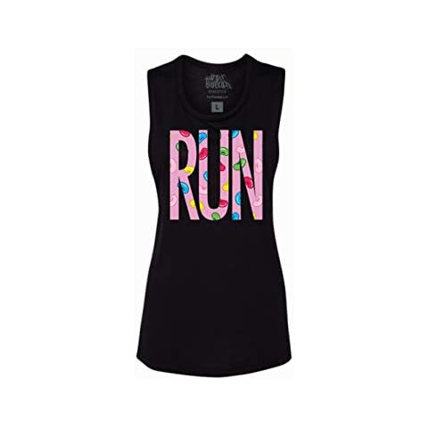 Raw Threads Jelly Bean Big Run Flowy Scoop Tank (X-Large) Black Cover