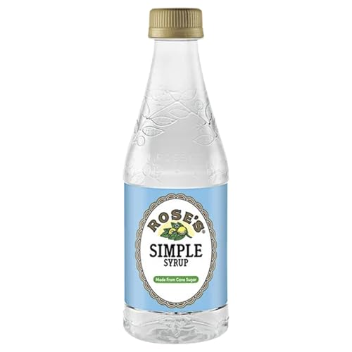 Rose&rsquo;s Sweetened Simple Syrup 12oz Bottle | Perfect for Cocktails, Beverages, and Mixers