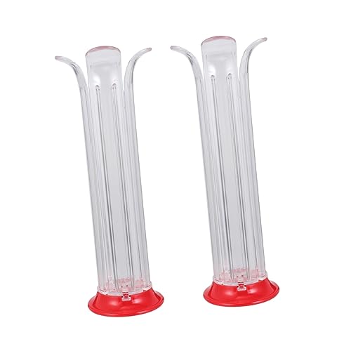 Ipetboom Utensile Per Tagliare La Frutta e Affettapomodori Regolabile in Pp Trasparente, Tagliafrutta Portatile Per Insalata, Pizza e Pomodorini, Set Da 2 Pezzi Per Uso in Campeggio e Cucina