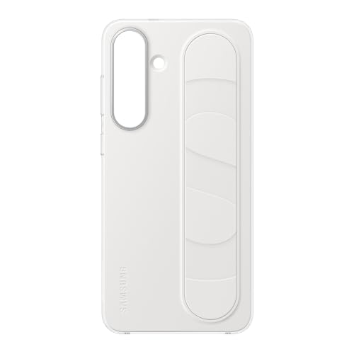 Coque Galaxy S25 FE Samsung résout les chutes avec sa sangle grip et béquille blanche - 5