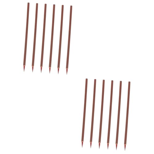 HOODANCOS 2sets Art Painting Brush Calligraphy Brush Set Traditional Writing Safe Material Portable Writing Tool for Acrylic Paint 6pcs*2