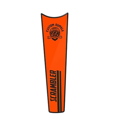 Autocollant réservoir moto pour Ducati Scrambler film carbone couleur 4