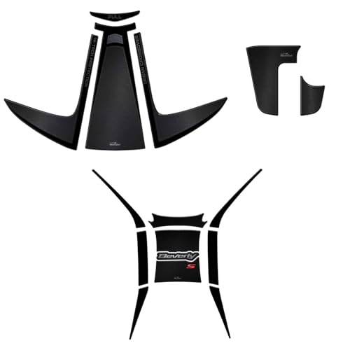 Autocollants 3D Piaggio Beverly S 400 protections tunnel central scooter