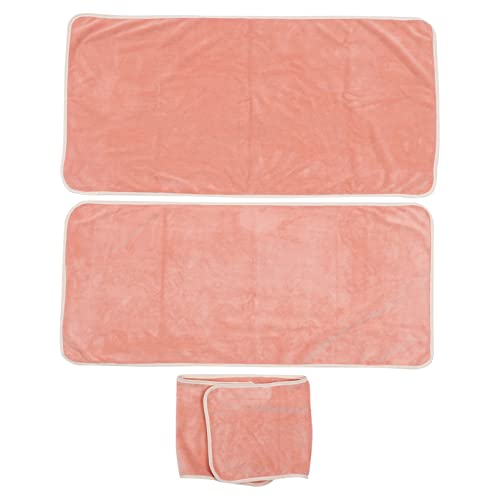 Ipetboom 1 Juego Toalla Maquillaje Makeup Headband baño Bath Towels Titular frotamiento revestimientos Cabello de Secado rapido Lujo Envoltura de la Cabeza Envoltura de Cabeza de SPA Orange