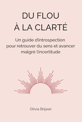 livre DU FLOU À LA CLARTÉ: Un guide d’introspection pour retrouver du sens et avancer malgré l’incertitude