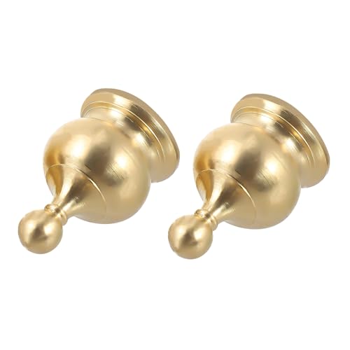 ANDRESLAD 2 piezas Embellecedores para Lámparas de Cobre Macizo Diseño Elegante Duraderos y Lisos para Proyectos DIY Hogar y Restaurantes