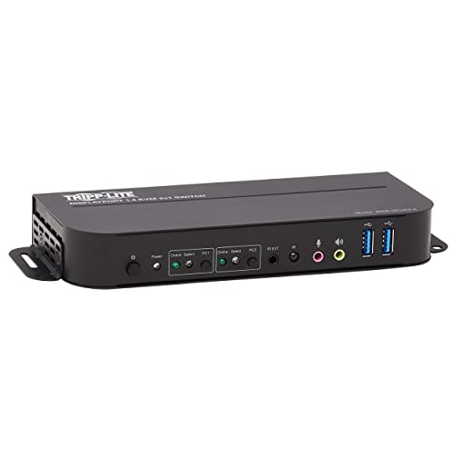 Switch KVM Eaton B005-DPUA2-K de 2 puertos DisplayPort para pantallas UHD 4K