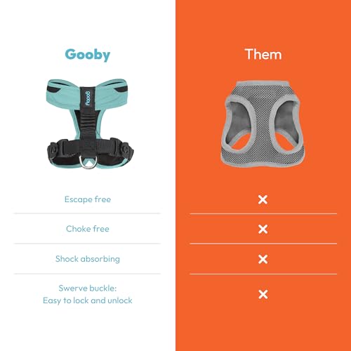 Image of Gooby Comfort X One Dog Harness, Choke-Free, Miami Yellow, X-Large | Escape-free contracting fit; Choke-free deep V-neck; Snap & swivel buckles; Shock-absorbing; Breathable mesh