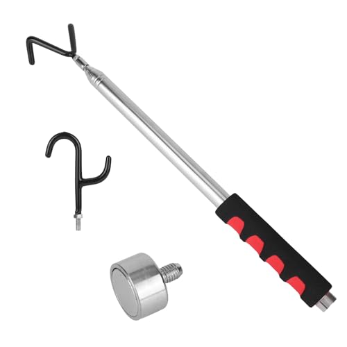 Perche extensible pousser tirer 300cm avec embout aimanté préhenseur