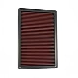 33-2247 High-Flow Washable Air Filter Compatible with Dodge Ram V6 V8 V10 Truck