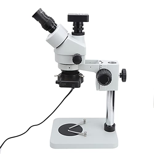 Stereomikroskop, 45 Grad geneigt 360 Grad schwenkbare Augentuben 21MP 2K USB Mikroskop Kamera Trinokulares Mikroskop für… – Bild 7