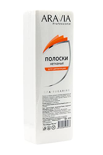 Non-woven Strips for Depilation, Wax and Sugar, 100 pcs pack, ARAVIA