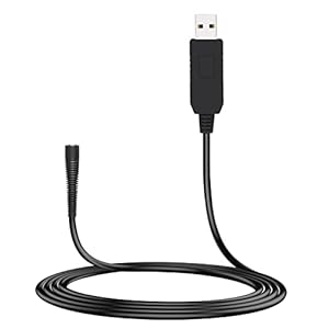 MEROM 12V USB Netzkabel Kabel Kompatibel mit Braun Rasierer Series 9 Series 5 Sries 3 Series 7 320 330 350 360 Beard und Head Cruzer Shaver Stromkabel Ladekabel