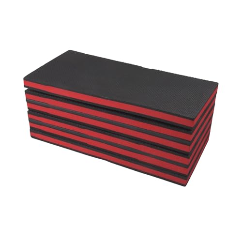 Alfombrilla de reparación de coche plegable de espuma EVA negra para taller 5