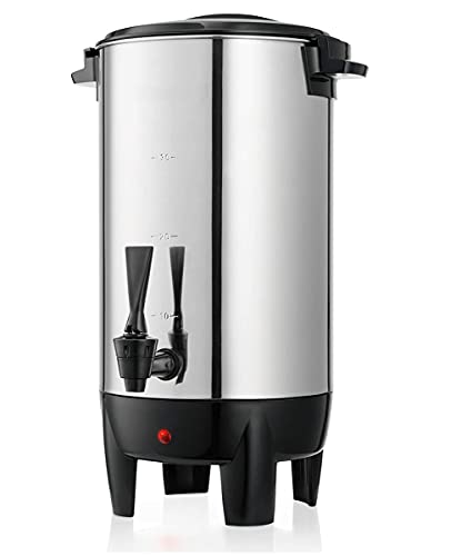 Dominion 30 Cup Highly Polished Aluminum Coffee Urn 1090 Watt