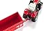 Siku 1844, Massey Ferguson Tractor with Trailer, 1:87, Metal/Plastic, Red, Tiltable Trailer