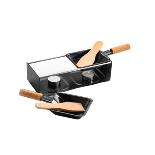 STOBAZA Non-stick Mini Griddle Plate Cheese Melting Pan Outdoor Bbq Stove Portable Mini Stove for Camping