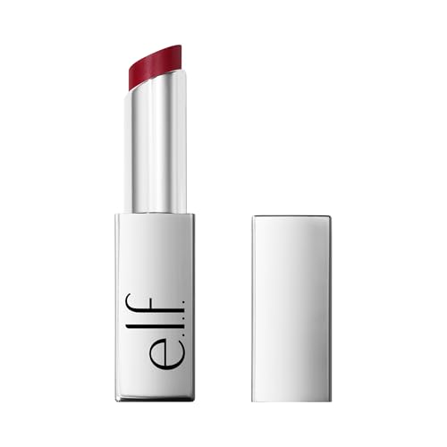 e.l.f. Glow Reviver Slipstick, Tinted Lip Oil Stick, Non-Sticky & Hydrating for a Soft-Shine Finish, Vegan & Cruelty-Free, Vine & Shine
