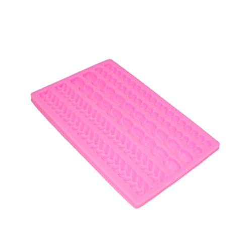 Emousport 3D Knit Rope Silicone Fondant Mould Cake Border Decorating Molds Sugar Icing Gumpaste Kitchen DIY Baking Tools