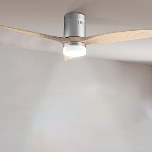 Cecotec Deckenventilator mit Licht und WiFi EnergySilence Aero 5600. 40 W, 52 Zoll mit 3 Flügeln, Fernbedienung, Schutz IP44… – Ansicht 6