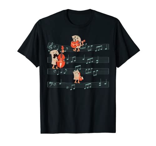 Guitarrista instrumento músico ACÚSTICA guitarra Camiseta
