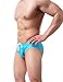 Men's Fashion Low-Rise Swimming Briefs Pure Color Bikini Swimwear 1156 (XX-Large / 34