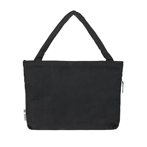 LÄSSIG MIX Shopper Cord Wickeltasche black