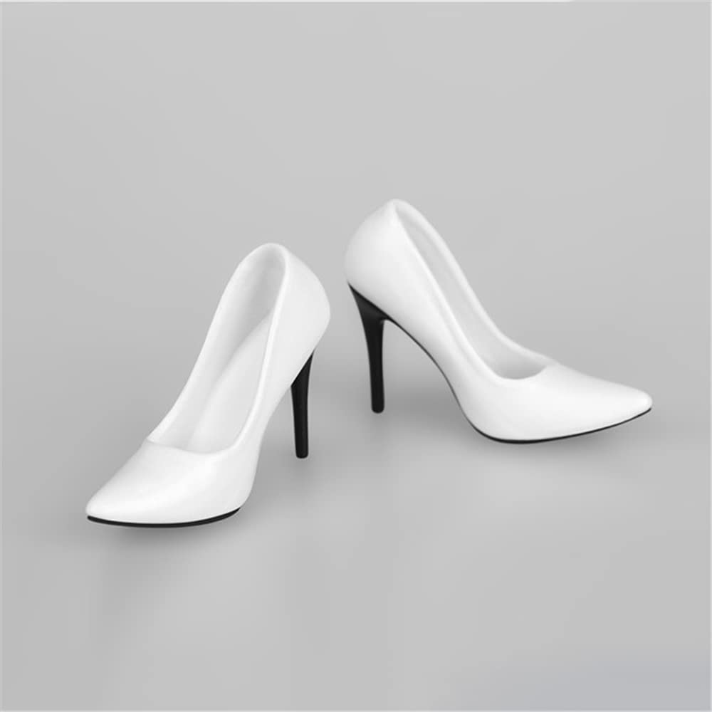 HiPlay1/6 Scale Figure Shoes, Sneakers, Boots, High-Heeled Shoes for 12 inch Female Action Figure Phicen/TBLeague ACC034(White)