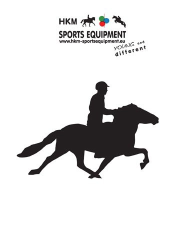 Preisvergleich Produktbild HKM 2030 Autoaufkleber - Tölt, M