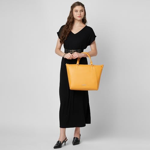 Image of Caprese Foxtail Large Satchel Bag for Women with Adjustable & Detachable Strap | Multiple Compartments | Versatile Shoulder, Crossbody & Handheld Bag for Work, Travel, and Everyday Use
