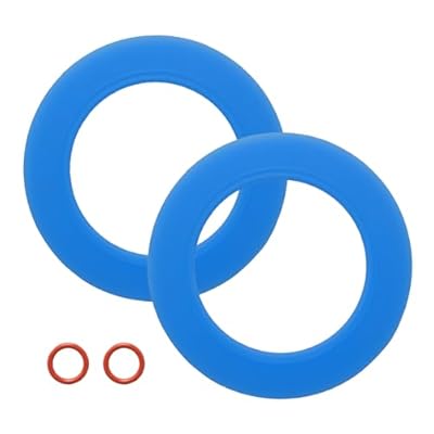 2pcs Toilet Flush Valve Seal for American Standard & Eljer Toilets Upgraded Silicone Material 7301111-0070A Toilet Flush Valve Seal Kit Replacement Parts for American Standard with O Rings,Blue