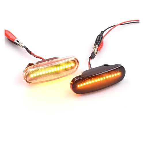 Intermitentes laterales con efecto secuencial dinámico y luces LED para Citroen Nemo 2Pcs 4