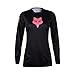 Fox Racing Women's 180 Motocross Dirt Bike Jersey, Black/Black, Medium