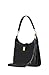 kate spade new york Deco Pebbled Leather Hobo Bag, Black