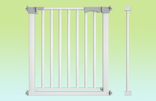 Neakarfer-子供の安全ドア、ペットのドア、犬のフェンス、室内、赤ちゃん、階段フェンス、防護柵のスパン、78センチの高さ、双方向のオープン、自動閉鎖、設置の容易さ、設置幅65-72センチ、穴をあける必要はありません (高さ76 CM-幅83-90 C