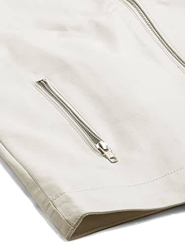 Image of Leather Retail Men Solid Jacket