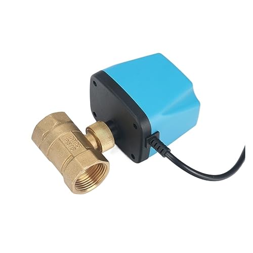 Válvula de bola motorizada de 1" en acero inoxidable de dos cables normalmente abierta 6