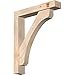 Ekena Millwork BKT0604X30X36LEC05SDF Legacy Block Smooth Bracket w/Offset Brace, Douglas Fir