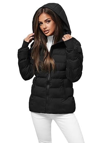 OZONEE Damen Winterjacke Jacke Winter Farbvarianten Warm Bomberjacke...