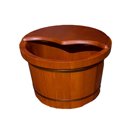Spa de pies de madera de caucho para masaje miniatura 2